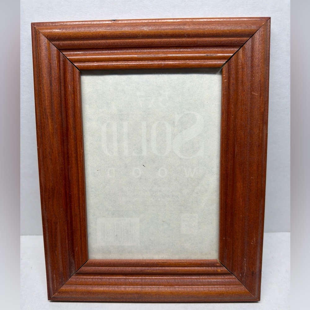 Vintage Classic Brown Wooden Photo Frame 5x7
